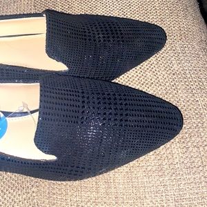 Alex Marie Jennica Embossed Square Toe Pump